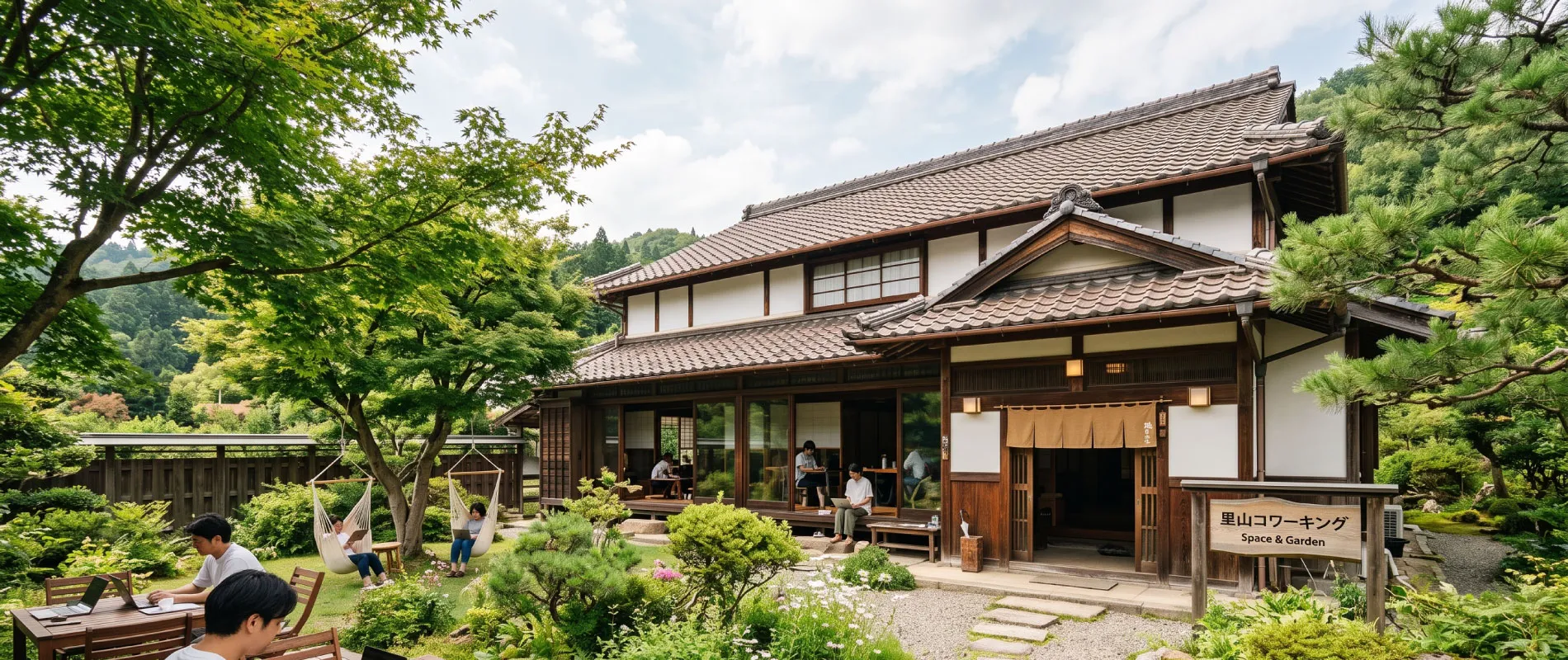 古民家の外観